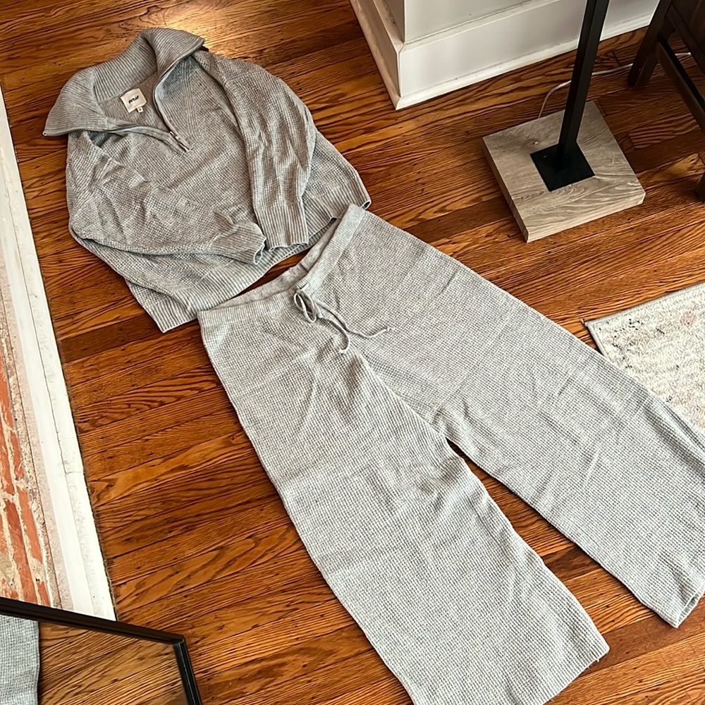 Aerie CozyUp Waffle Lounge Set